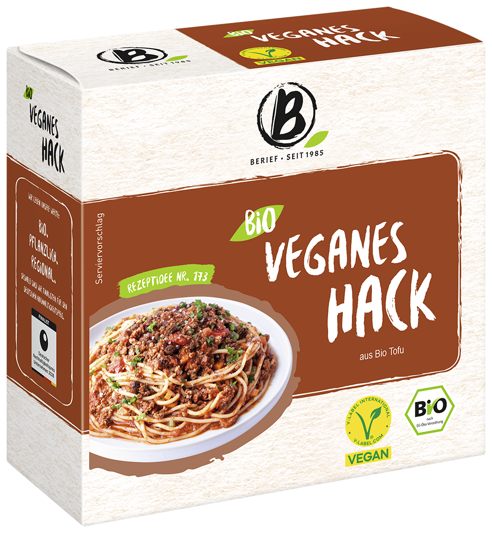 Bio veganes Hack