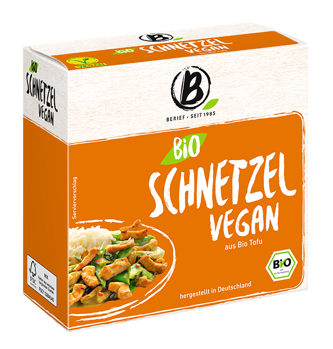 Abbildung der Berief Bio Tofu Schnetzel vegan Packung
