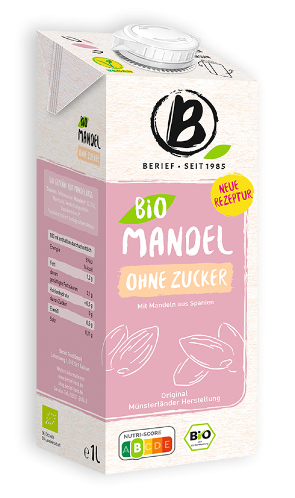 Bio Mandel ohne Zucker 2022