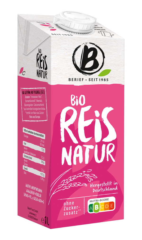 Berief Bio Reis Drink 2020