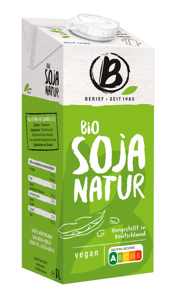 Berief Bio Soja Drink Natur 2020