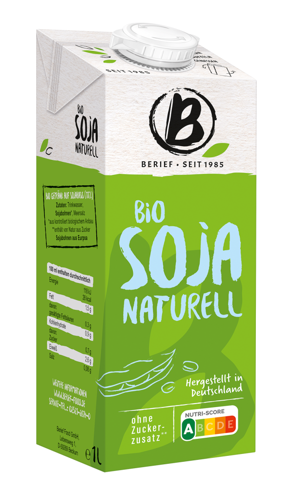 Berief Bio Soja Drink Naturell 2020